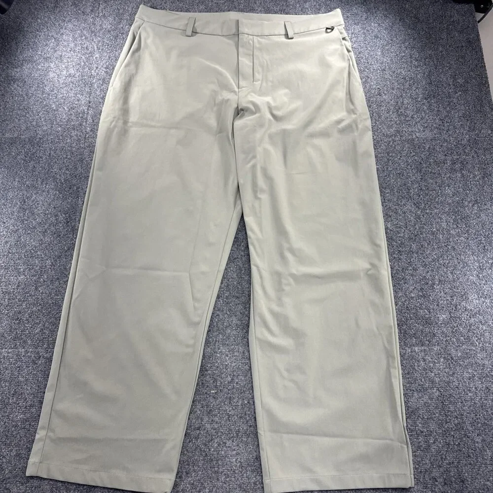 Nike 24:7 Dri-FIT Golf Pants Mens 38x32 Gray Stretch Performance Chino